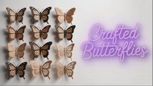Бабочка из дерева - сделай своими руками