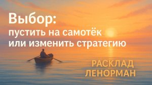 💫 ПУСТИТЬ НА САМОТЁК ИЛИ ВЗЯТЬ СИТУАЦИЮ В РУКИ, ДЕЙСТВОВАТЬ ИНАЧЕ  | расклад ЛЕНОРМАН