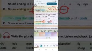 Исключения множественного числа существительных на -f, fe  👀Посмотри видео 🎞️✔️  ✍️+79676250268🎁☎