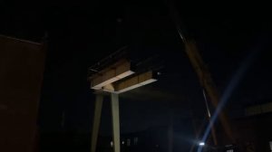 демонтаж консоли крана