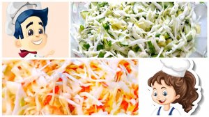 Салат из СВЕЖЕЙ КАПУСТЫ (два рецепта)! Вкусный, витаминный салат!