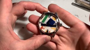 Дмитрий Бродниковский-часы Ракета-Малевич Авангард сапфир+сталь