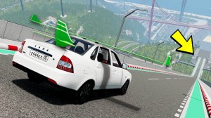 КАКАЯ МАШИНА ПРЫГНЕТ ДАЛЬШЕ С ОГРОМНОГО ТРАМПЛИНА В BEAM NG DRIVE!