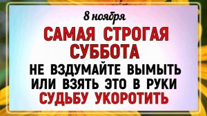 8 ноября - Дмитриев День. Что нельзя делать 8 ноября Дмитриев День? Народные традиции и приметы.