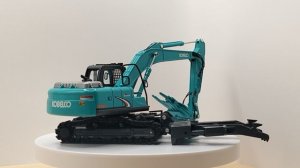 Многофункциональный автомобильный измельчитель на гусеничном шасси Kobelco SK200 1:43