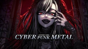 Dark Gothic Girl – Cyberpunk Metal / Inspired by the Girl Next Door / Study & Focus Music
