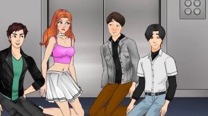 Я единственная девушка в застрявшем лифте.