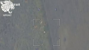 🔥🏴⚡️Операторы БПЛА отряда "Ирбис" сносят башню немецкому танку Leopard 1A5