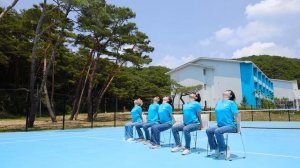 Разминка для участников мероприятий сидя в зале