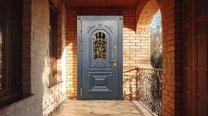 Непромерзаемая входная дверь с терморазрывом с премиальным дизайном- достойная покупка для коттеджа