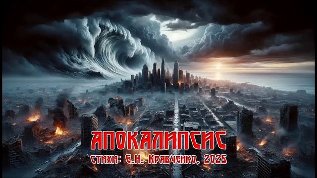 рок композиция "Апокалипсис", стихи Е.Н. Кравченко, 2025г. смотреть онлайн