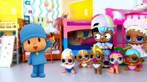 ПОКОЙО ТАНЦУЕТ В ДЕТСКОМ САДИКЕ😄😄 ЛОЛ сюрприз куклы игрушки МУЛЬТИКИ Даринелка