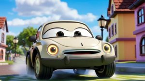 Машинки крутят колёса детский мультфильм