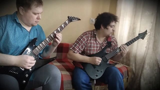 Домашняя репетиция в 2 гитары