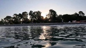 Пляж Агудзеры на рассвете