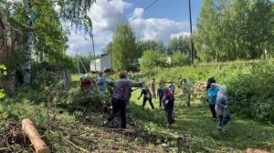 Русский крест. Субботник в селе Ирта. 09.11.2025