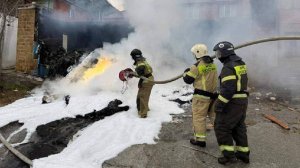 Спасатели локализовали пожар на месте падения вертолета в Дагестане