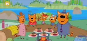 Три Кота Мультфильм Путешествие Котят