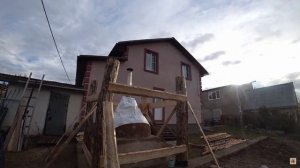 Домик из валежника для уличной печи . Без гвоздей .Своими руками. Начало . Часть 1 .