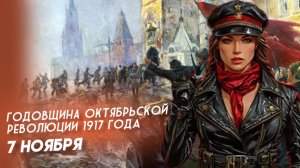 7 ноября День ВЕЛИКОЙ ОКТЯБРЬСКОЙ СОЦИАЛИСТИЧЕСКОЙ РЕВОЛЮЦИИ!!! Музыкальное поздравление
