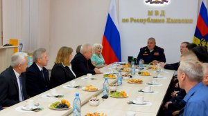 В МВД по Республике Хакасия в преддверии Дня сотрудников органов внутренних дел чествовали ветеранов