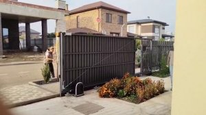 Откатные ворота автоматические