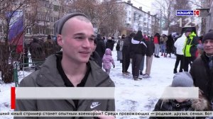 Осенний призыв: 17 серовских богатырей отправились в армию