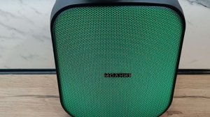 регулировка и выбор подсветки на компактной акустике Урал молния 1400