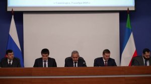 Сергей Шойгу на выездном совещании временной межведомственной рабочей группы