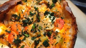 ОВОЩИ ЗАПЕЧЁННЫЕ В ХЛЕБЕ 😋👍