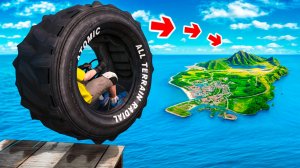 Как далеко чит тачка улетит с огромного трамплина в ГТА 5 Моды? Обзор мода в GTA 5