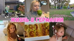 VLOG🇩🇪: ПОЛЕЗНЫЙ СМУЗИ 🥂ГОТОВЛЮ ГОЛУБЦЫ/ УБИРАЕМ ЛИСТЬЯ😱🍂🍁КУДРИ НА НОСКИ 🧦👍🏻