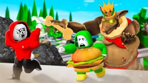 Джей Джей и Майки сбегают от МУТАНТНОЙ КРЫСЫ! Анимация Роблокс