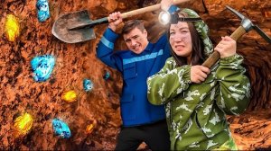 КОПАЕИСЯ В ШАХТЕ НАШЛИ 100.000 Под Землей !