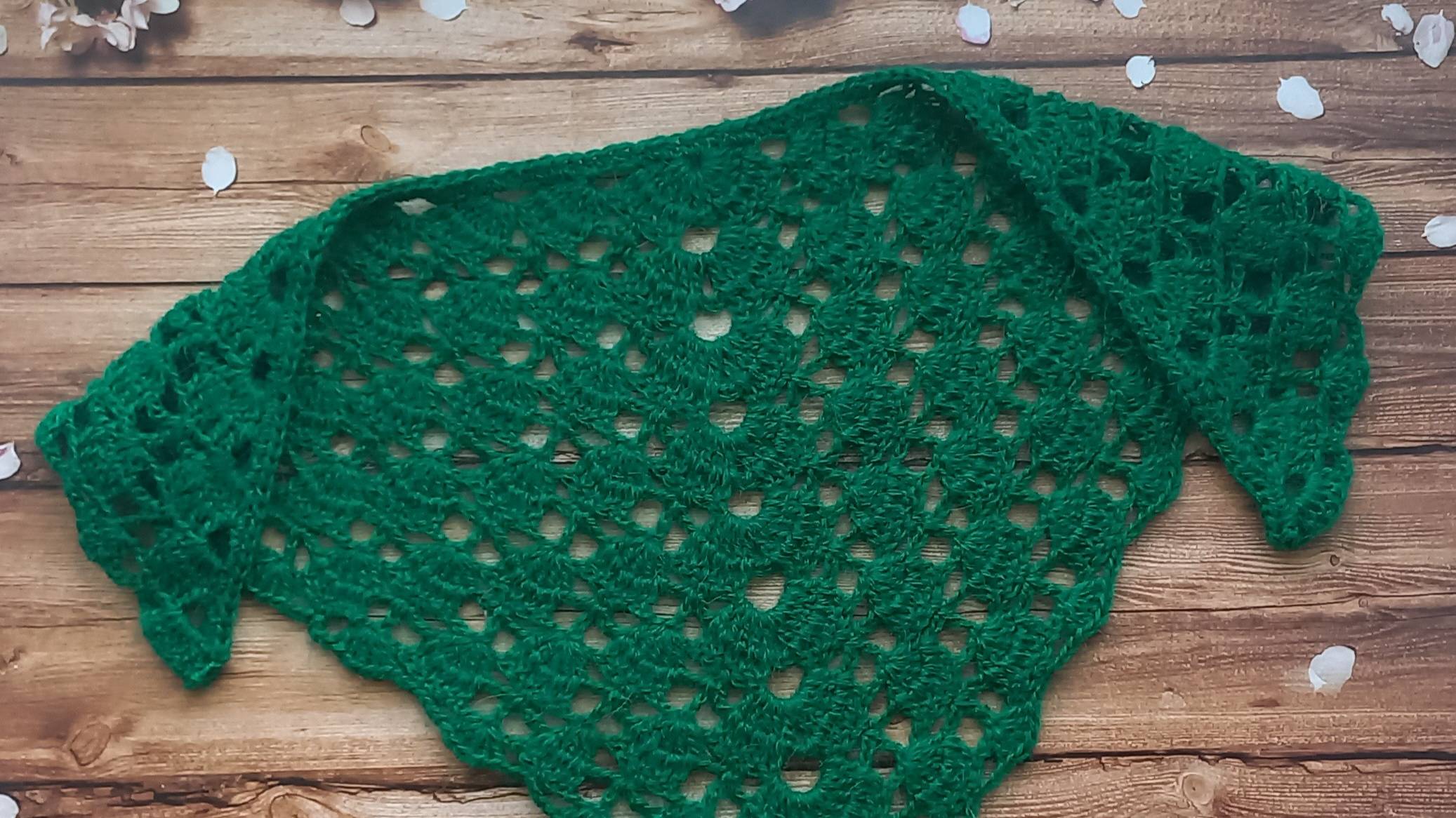 МК Узор для шали крючком смотреть онлайн