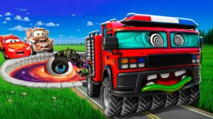 Крутые тачки ПРОТИВ гигантского портала. Смогут ли тачки выдержать испытание в бимке