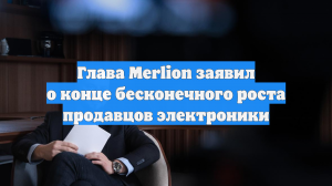 Глава Merlion заявил о конце бесконечного роста продавцов электроники