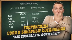 Гидроксиды, соли и бинарные соединения: классификация веществ I Онлайн урок по химии I Умскул