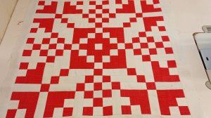 Лоскутная имитация вышивки