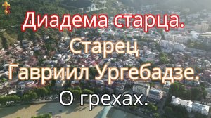 Диадема старца. Старец Гавриил Ургебадзе. О грехах.