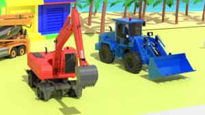МУЛЬТИК МАШИНКИ ВИДЕО ПРО МАШИНКИ СТРОИТЕЛЬНАЯ ТЕХНИКА 6 МУЛЬТФИЛЬМЫ ЦВЕТНЫЕ МАШИНКИ ИГРУШКИ МАШИНКИ