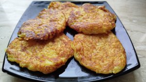 Кабачковые лепешки. Минимум калорий, максимум полезности.