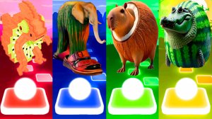 КВИЛИОЛИ АМЕЛЕОНИ 🆚 ЛИРИЛИ ЛАРИЛА 🆚 БУРБАЛОНИ ЛУЛИЛОЛИ 🆚 ГЛОРБО ФРУТОДРИЛО | Tiles Hop №276