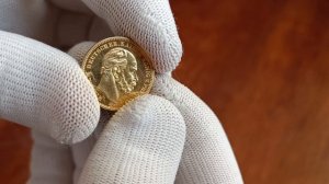 20 Марок 1871 Германия Пруссия Вильгельм. Золото 7.97г. Имеется видео. Пруф-лайк
