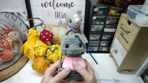 "Вязание - это серьёзно" 44 и 45 неделя: бегемотик в юбке и чайка