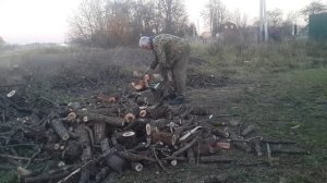 Колка дров из Ракиты.