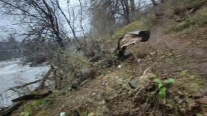 Набережная, плотина, водопад, солдатские бани, река Иж, крокодил. 7 ноября 2025 г.