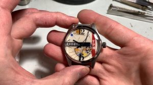 Дмитрий Бродниковский-часы-Шедевр Ракета Авангард Кандинский сапфир+сталь