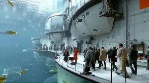 AI Underwater Worlds Cinematic MidJourney Animation