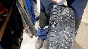 Делаем дошиповку колеса